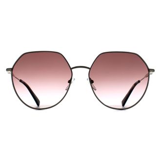 Longchamp Oval Womens Gold Brown LO154S Metal - One Size