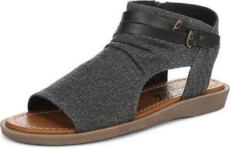 Blowfish Womens Denver Flat Sandals, Charcoal Denim, Medium Fit, UK 7