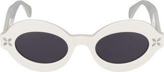 Alaia Sunglasses Azzedine Alaia Aa0059 S 002 Ivory Ivory Grey /22/140