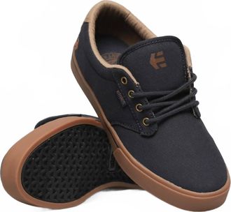 Etnies Mens Jameson 2 Eco Skate Shoes In Navy/gum/gold
