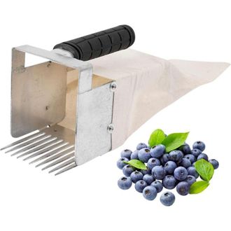 OEM Recolector De Bayas Ergon&oacute;mico De Metal Con Peine, Recolector De Bayas De 13 Dientes, Cosecha R&aacute;pida, Con P&eacute;rtiga