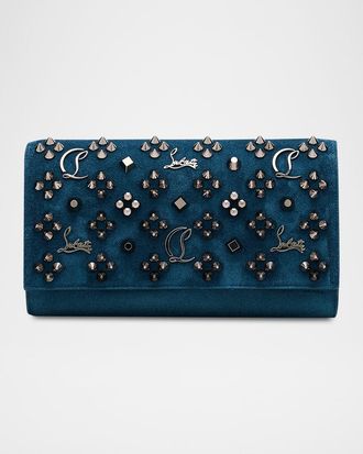 Christian Louboutin Paloma Wallet on Chain in Loubinthesky Suede