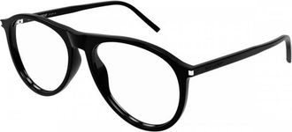 Saint Laurent Mens Black Aviator Eyeglass Frames SL667OPT 001
