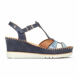 Pikolinos Womens Aguadulce Wedge Sandals In Pacific