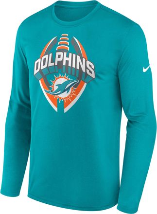 Nike Miami Dolphins Legend Icon Nike Mens Dri-FIT NFL Long-Sleeve T-Shirt in Green | NKHT3GT9P-NCF
