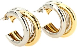 Paco Rabanne Triple Hoop Earrings - Dames - Oorbellen - Veelkleurig - ONE Size - Accessoires