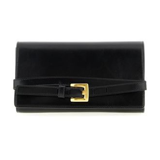 Balmain Anthem Clutch - Bags - Mujer - Negro - ONE SIZE