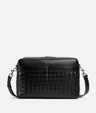 Bottega Veneta Large Intrecciato Camera Bag With Pocket - Bottega Veneta
