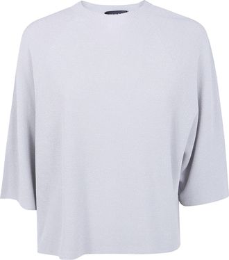 Fabiana Filippi Cropped Round Neck Sweater