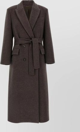 Brunello Cucinelli cashmere single-breasted coat