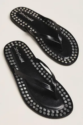 Jeffrey Campbell Katrina Studded Flip Flops