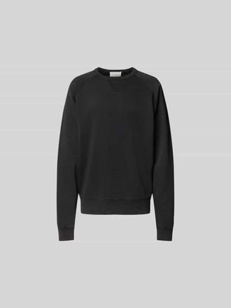 Closed Closed Sweatshirt mit gerippten Abschl&uuml;ssen in Black, Gr&ouml;&szlig;e L