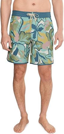O'Neill OG Print Scallop 18 Boardshorts Mens Swimwear Blue Fusion : 31, Cotton/Elastane/Polyester