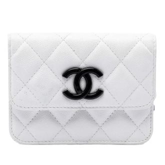 Chanel unisex, Pre-owned, Wit, Maat: ONE Size Leer