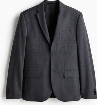 H&M Sakko Slim Fit - Grau