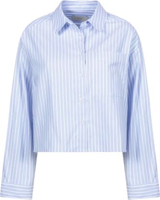 &Acirc;m&egrave; Camicia Corta Ocean - - Blouses & Shirts - Donna - Blu - M