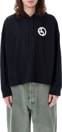 Acne Studios Logo Printed Drawstring Hoodie
