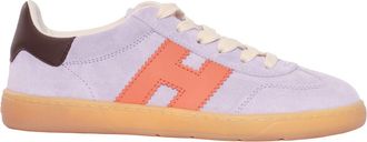 Hogan Lavender Cool Suede Sneakers