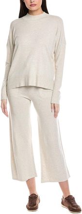 Splendid 2pc Mock Neck Sweater & Pant Set