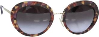 Prada Pre-owned Accessories, female, Multicolor, Size: ONE SIZE Pre-owned Vintage Sunglasses