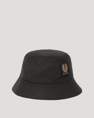 Belstaff Gorro Pesquero Para Unisex Algod&oacute;n Encerado Negro M