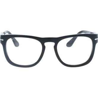 Persol Stijlvolle Zonnebril met Uniek Ontwerp - Heren - Brillen - Zwart - 52 MM - Accessoires