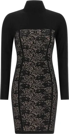 Elisabetta Franchi Jacquard Dress