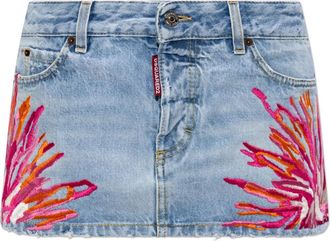 Dsquared2 Denim Rok - Dames - Spijkerrokken - Blauw - 2XS - Denim - Rokken