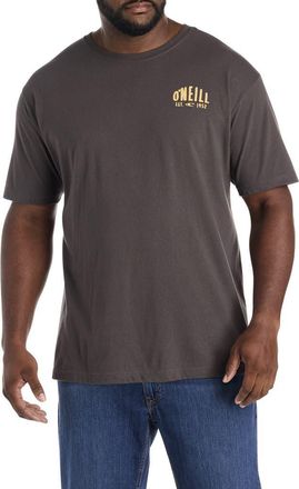 O'Neill Big & Tall Adrift Graphic Tee in Graphite at Nordstrom, Size 2X Big