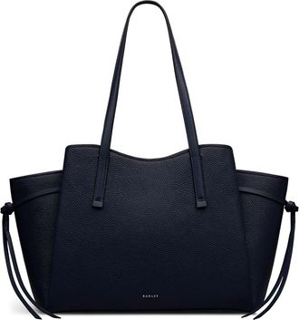 Radley London Blake Gardens Large Leather Satchel in Ink at Nordstrom Rack