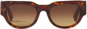 Lanvin Signature Sunglasses in Amber-Turtoise at Nordstrom