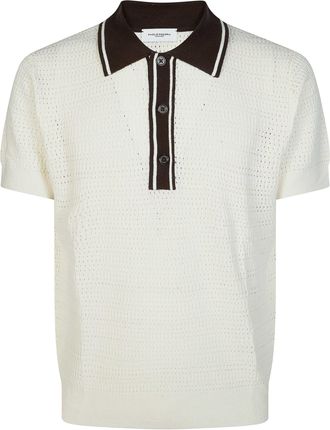 Paolo Pecora Knit Polo With Contrast