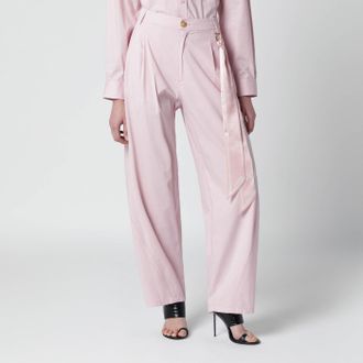 Darkpark Pink cotton trousers