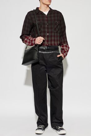 Maison Margiela Cotton Trousers, Mens, Black