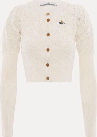 Vivienne Westwood Ella Cardigan Cotton Cream XS Women