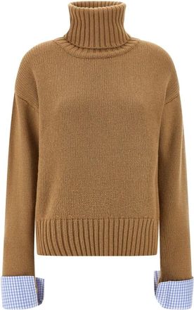 JEJIA Mujer, Jerseys, Beige, Talla: XS