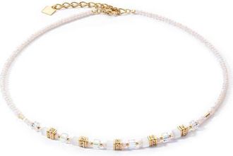 Coeur de Lion Mini Cubes Necklace in White at Nordstrom