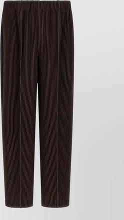Homme Pliss&eacute; Issey Miyake january series pleated full length trousers
