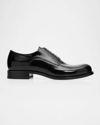Christian Louboutin Men & apos;s Moustachou Leather Derbys