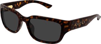 Gucci GG2241SK Asian Fit 002 Mens Sunglasses Tortoiseshell Size 56 - Free RX Lenses - Free RX Lenses