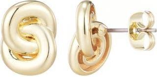 Adornia Knot Stud Earrings in Gold at Nordstrom Rack