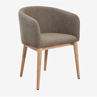 Sklum Silla De Comedor Tapizada Con Reposabrazos Bunia Sklum