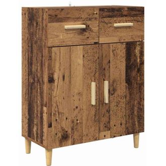 vidaXL Sideboard Old wood 34 x 69.5 x 89 cm Engineered wood vidaXL