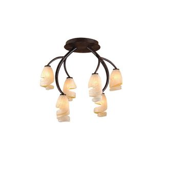 Netlighting Forest Ceililng 6 Light G9 BrownBlack Oxide in Brown