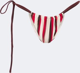Sir. Alva striped bikini bottoms