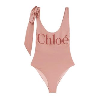 Chloé Dames, Badkleding, Roze, Maat: XS Polyamide