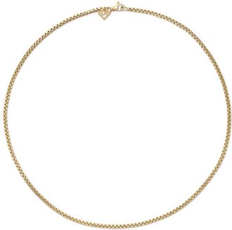 David Yurman Collana Box Chain in oro giallo 18kt (2,7mm)