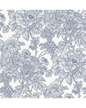 NuWallpaper Nuwallpaper Blue Sudbury Peel & Stick Wallpaper