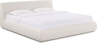 TOV Furniture Isla Upcycled Linen King Bed