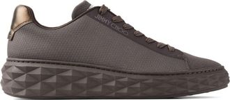 Jimmy Choo London Diamond Light Maxi/M sneakers - men - Nylon/Rubber/Sheepskin/Spandex/Elastane/Fabric - 40.5 - Brown